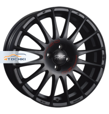 OZ 8x17/5x112 ET35 D75 Superturismo GT Matt Black + Red Lettering