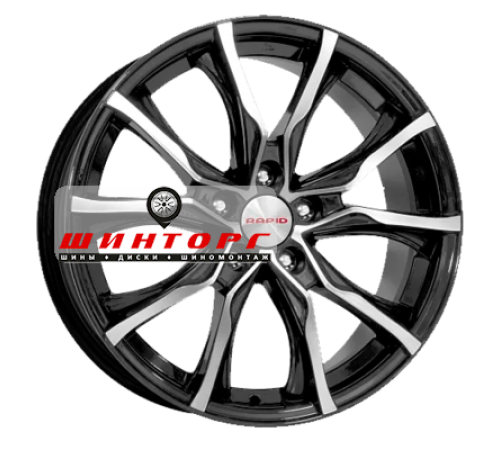 Купить диски K&K 7,5x17/5x120 ET42 D67,1 Твист (КС697М) Алмаз черный от производителя K&K в Казани