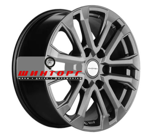 Купить диски Khomen Wheels 7,5x18/6x139,7 ET25 D106,1 KHW1805 (LC Prado) Gray от производителя Khomen Wheels в Казани