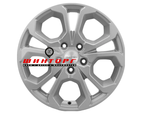 Купить диски Khomen Wheels 6,5x17/5x114,3 ET50 D67,1 KHW1711 (Ceed) F-Silver от производителя Khomen Wheels в Казани