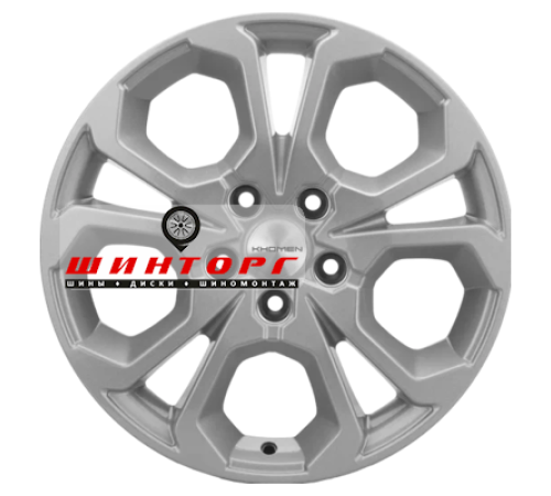 Купить диски Khomen Wheels 6,5x17/5x114,3 ET50 D67,1 KHW1711 (Ceed) F-Silver от производителя Khomen Wheels в Казани