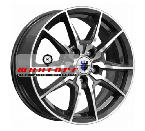 Купить диски K&K 6,5x16/5x105 ET38 D56,6 Адамар (КС886) Алмаз черный от производителя K&K в Казани