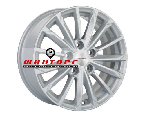 Купить диски Khomen Wheels 6,5x16/5x114,3 ET45 D60,1 KHW1611 (Toyota/Suzuki) F-Silver от производителя Khomen Wheels в Казани