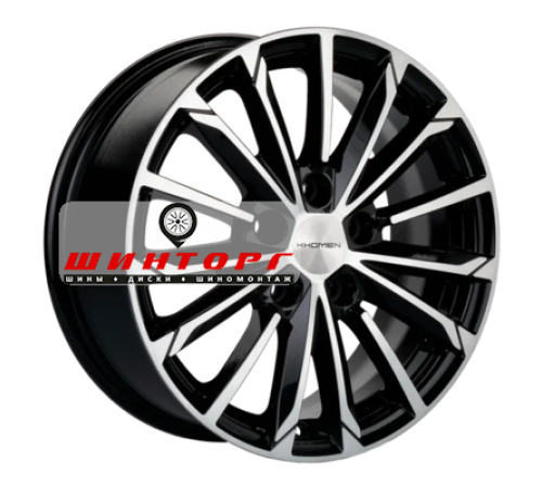Купить диски Khomen Wheels 6,5x16/5x110 ET46 D63,3 KHW1611 (Changan CS35) Black-FP от производителя Khomen Wheels в Казани