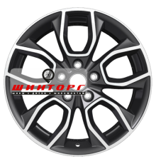 Khomen Wheels 7x17/5x114,3 ET48,5 D67,1 KHW1713 (Sportage) Black-FP