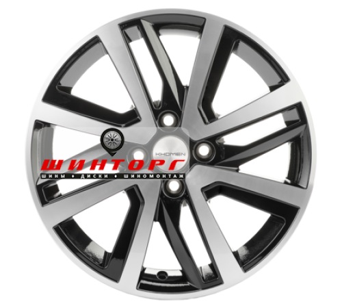Купить диски Khomen Wheels 6x16/4x100 ET41 D60,1 KHW1609 (XRay) Black-FP от производителя Khomen Wheels в Казани