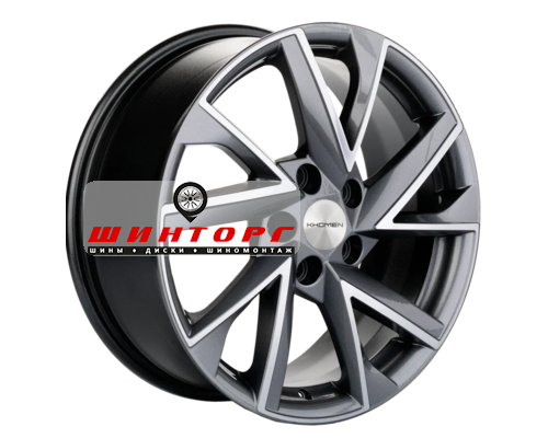 Купить диски Khomen Wheels 7x17/5x108 ET40 D60,1 KHW1714 (Chery Tiggo/Tiggo 7 Pro) Gray-FP от производителя Khomen Wheels в Казани