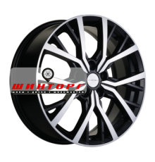 Khomen Wheels 7x18/5x114,3 ET45 D66,1 KHW1806 (Teana/X-trail/Juke) Black-FP