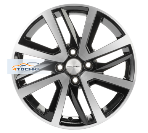 Купить диски Khomen Wheels 6x16/4x100 ET41 D60,1 KHW1609 (XRay) Black-FP от производителя Khomen Wheels в Казани