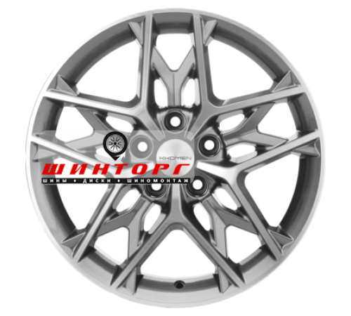 Купить диски Khomen Wheels 7x17/5x114,3 ET50 D67,1 KHW1709 (CX-5/Seltos/Optima) Gray-FP от производителя Khomen Wheels в Казани