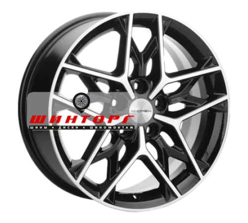 Купить диски Khomen Wheels 7x17/5x108 ET45 D60,1 KHW1709 (Chery Tiggo 3/Tiggo 3 Pro) Black-FP от производителя Khomen Wheels в Казани