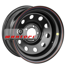 Off-Road Wheels 8x17/5x127 ET0 D75 Jeep Черный с бедлоком (красный)