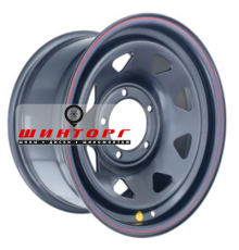 Off-Road Wheels 7x16/5x139,7 ET15 D110 УАЗ Х (треуг. мелкий) Черный (с увелич.полкой)