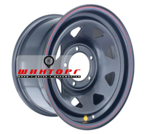 Купить диски Off-Road Wheels 7x16/5x139,7 ET15 D110 УАЗ Х (треуг. мелкий) Черный (с увелич.полкой) от производителя Off-Road Wheels в Казани