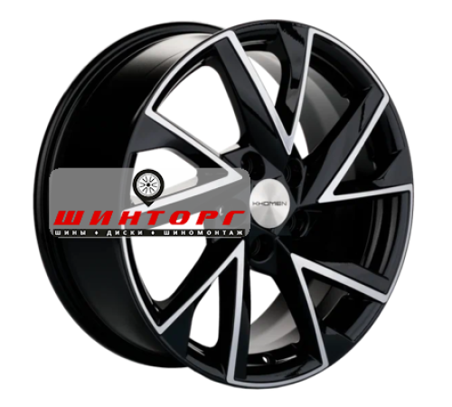 Купить диски Khomen Wheels 7x17/5x110 ET40 D67,1 KHW1714 (Evolute i-Joy) Black-FP от производителя Khomen Wheels в Казани